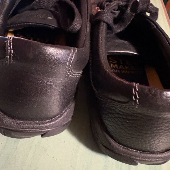 Womens Keen Black Leather Presidio Hiking Comfort Sneakers  Size 8 - Picture 5 of 10